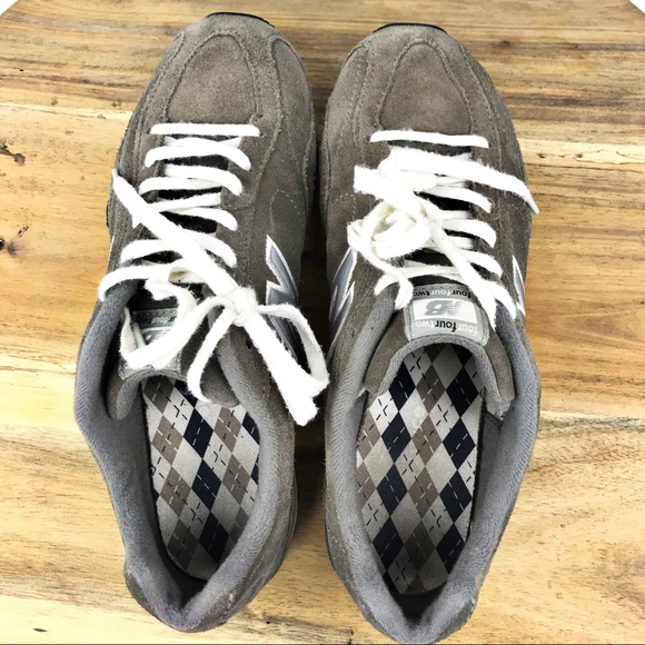 New Balance 442 Gray Sneakers with White Accents - Picture 7 of 8